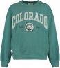 America Today Junior sweater Shay met printopdruk donkergroen online kopen