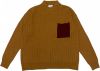 Amish Sweater man crew neck pocket wool & cashmere a22amu214cc55xxxx.ak1 online kopen