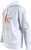 Calvin Klein Hooded sweatshirt with fleece interior , Wit, Heren online kopen