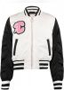 CoolCat Junior baseball jacket Jade CG met tekst wit/zwart/roze online kopen