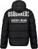 Dsquared2 Gewatteerde jas met logo en backprint online kopen
