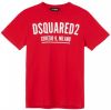 Dsquared2 T shirts Rood Heren online kopen