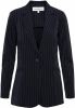 &Co Woman Gestreepte blazer , Blauw, Dames online kopen