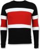 Enos Striped Sweater Goedkope Truien , Zwart, Heren online kopen