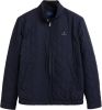 Gant Quilted Windcheater Evening Blue Size XL , Blauw, Heren online kopen