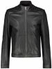 Hugo Boss Lokis bikerjack van lamsleer met steekzakken online kopen