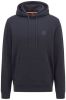 Hugo Boss Sweatshirt met katoenen katoen Franse Terry met patch met baas Wetalk Mens Logo 50468445 Dark Blue , Blauw, Heren online kopen