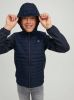 JACK & JONES JUNIOR gewatteerde tussenjas JJEMULTI donkerblauw/donkerrood online kopen