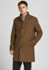 Jack & jones Wool Coat , Bruin, Heren online kopen