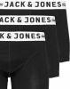 Jack & jones ! Jongens 3 Pack Boxer -- Zwart Katoen/elasthan online kopen