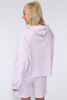 Jane Lushka Zachte hoodie logo biologisch katoen , Paars, Dames online kopen