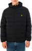 Lyle & Scott Zwarte Gewatteerde Jas Lightweight Puffer Jacket online kopen