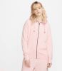 Nike Sportswear Essential Fleecehoodie met rits voor dames Roze online kopen