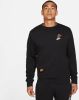 Nike Sportswear Essentials+ Herenshirt van sweatstof met ronde hals Zwart online kopen