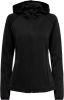 Only Cara ls hood zip sweat noos black/w. black & online kopen