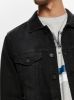 Only & Sons Men's Coin Denim Jacket Black Denim S Zwart online kopen