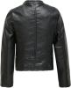 Only ! Meisjes Jasje -- Zwart Polyurethaan/viscose/polyesther online kopen