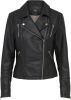 Only Onlgemma faux leather biker otw noos black Leren jassen Zwart online kopen