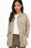 Only Kenia Life Utility Jacket , Beige, Dames online kopen