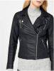 Only Onlgemma faux leather biker otw noos black Leren jassen Zwart online kopen