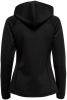 Only Cara ls hood zip sweat noos black/w. black & online kopen