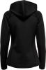 Only Cara ls hood zip sweat noos black/w. black & online kopen