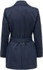 ONLY trenchcoat tussen ONLVALERIE met ceintuur donkerblauw online kopen