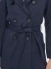 ONLY trenchcoat tussen ONLVALERIE met ceintuur donkerblauw online kopen