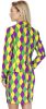 Opposuits Verkleedpak Harlequeen Polyester Groen/paars/geel online kopen