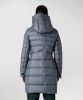 Peuterey 100% gerecycled polyester slanke fit down jas , Grijs, Dames online kopen