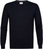 Profuomo Fijngebreide pullover van merino wol met V hals online kopen