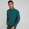 Puma fit woven half zip sportjas groen heren online kopen