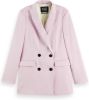 Scotch & Soda Longline double breasted blazer met klepzakken online kopen