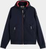 Scotch & Soda Winterjack hooded colourblock jacket 169691/0002 online kopen