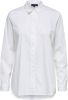 Selected Femme Ori LS side zip shirt bright , Wit, Dames online kopen