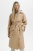 Soaked in Luxury SLOhio Belt Trench Coat Outerwear , Beige, Dames online kopen