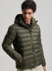 Superdry Winterjas fuji hooded classic puffer jacket dark moss(m5011201a gul ) online kopen