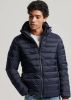 Superdry Winterjas fuji hooded classic puffer jacket dark moss(m5011201a gul ) online kopen