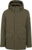 Tenson winterjas groen normale fit effen rits + knoop online kopen