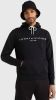 Tommy Hilfiger Herren Kapuzensweatshirt Logo Hoody , Zwart, Heren online kopen