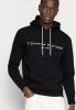 Tommy Hilfiger Herren Kapuzensweatshirt Logo Hoody , Zwart, Heren online kopen