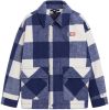 Tommy Hilfiger Overshirt in wolblend met ruitprint online kopen