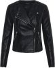 Vero Moda Vmria FAV Short Faux Leather Jacket: Black | Freewear Zwart online kopen