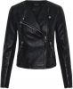 Vero Moda Vmria FAV Short Faux Leather Jacket: Black | Freewear Zwart online kopen