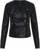 Vero Moda Vmria FAV Short Faux Leather Jacket: Black | Freewear Zwart online kopen