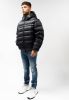Versace Jeans Couture Piumino met verwijderbare zip mouwen en elastische banden man 73Gau403 CQN6D Black , Zwart, Heren online kopen