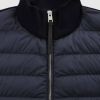 Woolrich Quilted Sundance Jacket with Merino Sleeves , Blauw, Heren online kopen