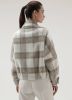 Woolrich Jack in wolblend met ruitdessin en borstzak online kopen