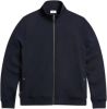 Woolrich Blauw Luxury track mens sweatshirt with embroidered vintage logo , Blauw, Heren online kopen
