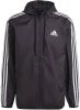 Adidas Primegreen Essentials 3 Stripes Windbreaker Heren Jackets Black Poly Mesh online kopen